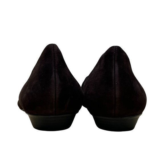 Naturalizer Women’s Ox Brown Suede Slip-On Minka N5 Comfort Flats Size 12M - Picture 5 of 8